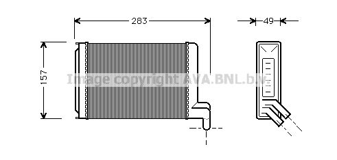 AVA QUALITY COOLING Lämmityslaitteen kenno VWA6067